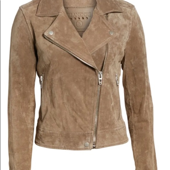 Blank NYC suede motorcycle jacket - Picture 3 of 14